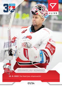 2022-23 SportZoo Live Tipsport ELH #L-009 Branislav Konrad Front