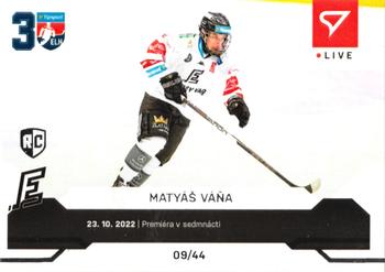 2022-23 SportZoo Live Tipsport ELH #L-026 Matyas Vana Front