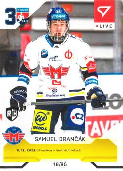 2022-23 SportZoo Live Tipsport ELH #L-051 Samuel Drancak Front