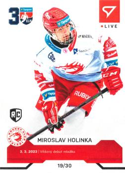 2022-23 SportZoo Live Tipsport ELH #L-097 Miroslav Holinka Front