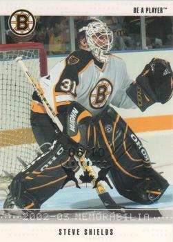 2002-03 Be a Player Memorabilia - Toronto Fall Expo 2002 #57 Steve Shields Front