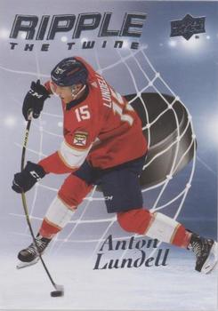 2021-22 Upper Deck - Ripple The Twine #RT-8 Anton Lundell Front