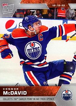 2022-23 Topps Now NHL Stickers #7 Connor McDavid Front