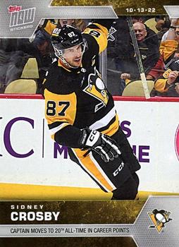 2022-23 Topps Now NHL Stickers #8 Sidney Crosby Front