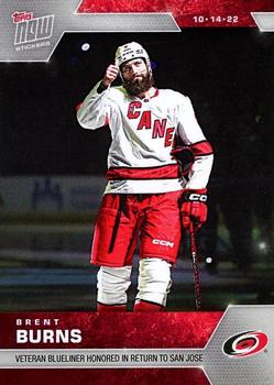 2022-23 Topps Now NHL Stickers #10 Brent Burns Front