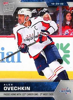 2022-23 Topps Now NHL Stickers #27 Alexander Ovechkin Front