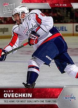 2022-23 Topps Now NHL Stickers #44 Alexander Ovechkin Front
