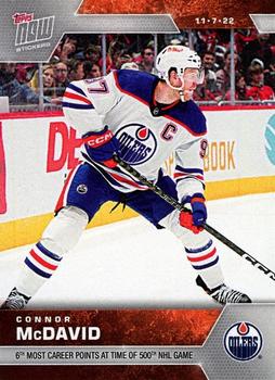2022-23 Topps Now NHL Stickers #56 Connor McDavid Front