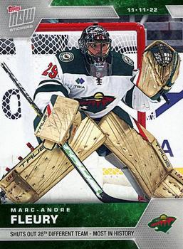 2022-23 Topps Now NHL Stickers #60 Marc-Andre Fleury Front