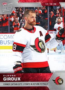 2022-23 Topps Now NHL Stickers #61 Claude Giroux Front