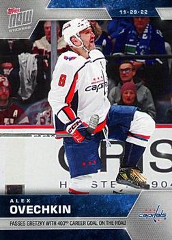 2022-23 Topps Now NHL Stickers #85 Alexander Ovechkin Front