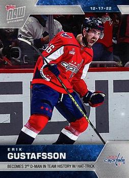 2022-23 Topps Now NHL Stickers #114 Erik Gustafsson Front