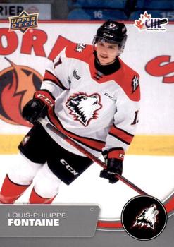 2021-22 Upper Deck CHL #121 Louis-Philippe Fontaine Front