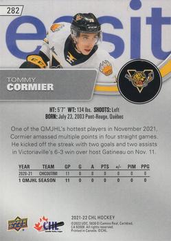 2021-22 Upper Deck CHL #282 Tommy Cormier Back