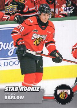 2021-22 Upper Deck CHL #380 Colby Barlow Front