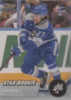 2021-22 Upper Deck CHL - Clear Cut #394 Quentin Musty Front