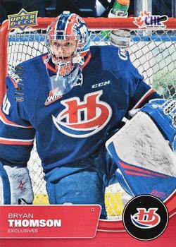 2021-22 Upper Deck CHL - Exclusives #154 Bryan Thomson Front