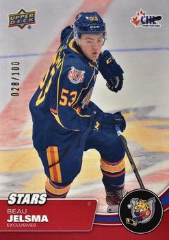 2021-22 Upper Deck CHL - Exclusives #312 Beau Jelsma Front