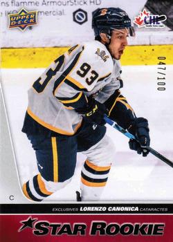 2021-22 Upper Deck CHL - Exclusives #407 Lorenzo Canonica Front