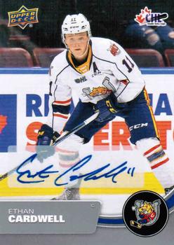 2021-22 Upper Deck CHL - Autographs #30 Ethan Cardwell Front
