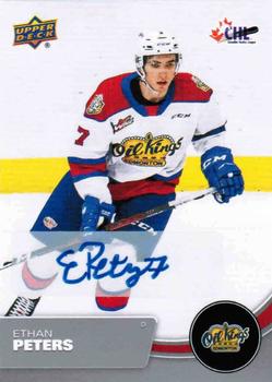 2021-22 Upper Deck CHL - Autographs #65 Ethan Peters Front