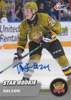 2021-22 Upper Deck CHL - Autographs #358 Ty Nelson Front