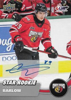 2021-22 Upper Deck CHL - Autographs #380 Colby Barlow Front