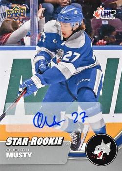 2021-22 Upper Deck CHL - Autographs #394 Quentin Musty Front