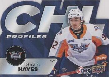 2021-22 Upper Deck CHL - CHL Profiles #PR-2 Gavin Hayes Front