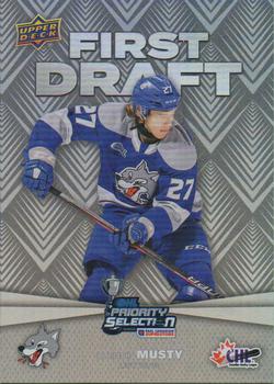 2021-22 Upper Deck CHL - First Draft #FD-2 Quentin Musty Front