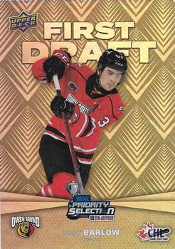 2021-22 Upper Deck CHL - First Draft #FD-17 Colby Barlow Front