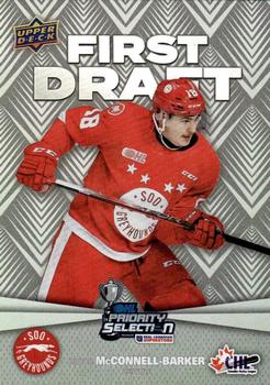 2021-22 Upper Deck CHL - First Draft #FD-23 Bryce McConnell-Barker Front
