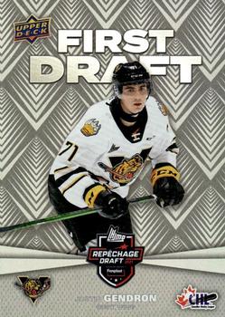 2021-22 Upper Deck CHL - First Draft #FD-25 Justin Gendron Front