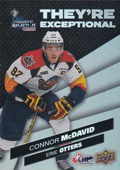 2021-22 Upper Deck CHL - They're Exceptional #TE3 Connor McDavid Front