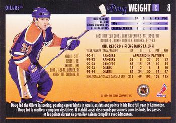 1994-95 O-Pee-Chee Premier #8 Doug Weight Back
