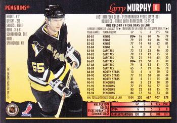 1994-95 O-Pee-Chee Premier #10 Larry Murphy Back