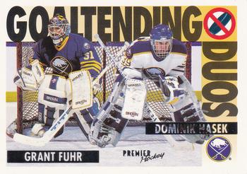 1994-95 O-Pee-Chee Premier #80 Grant Fuhr / Dominik Hasek Front