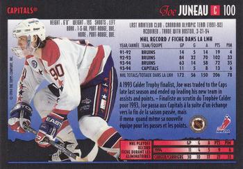 1994-95 O-Pee-Chee Premier #100 Joe Juneau Back