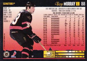 1994-95 O-Pee-Chee Premier #188 Troy Murray Back