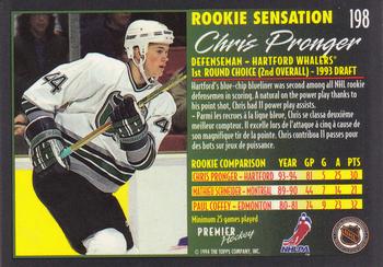 1994-95 O-Pee-Chee Premier #198 Chris Pronger Back