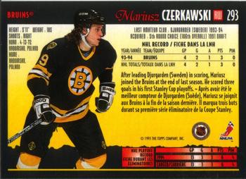 1994-95 O-Pee-Chee Premier #293 Mariusz Czerkawski Back