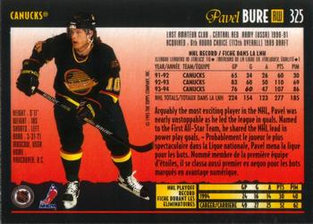 1994-95 O-Pee-Chee Premier #325 Pavel Bure Back