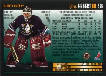 1994-95 O-Pee-Chee Premier #338 Guy Hebert Back