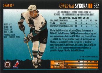 1994-95 O-Pee-Chee Premier #362 Michal Sykora Back