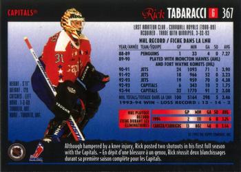 1994-95 O-Pee-Chee Premier #367 Rick Tabaracci Back