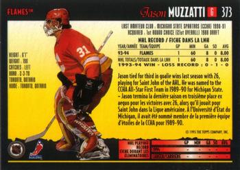1994-95 O-Pee-Chee Premier #373 Jason Muzzatti Back