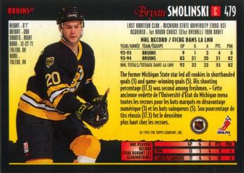 1994-95 O-Pee-Chee Premier #479 Bryan Smolinski Back