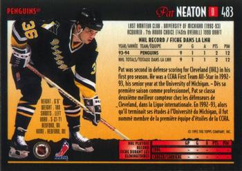 1994-95 O-Pee-Chee Premier #483 Pat Neaton Back