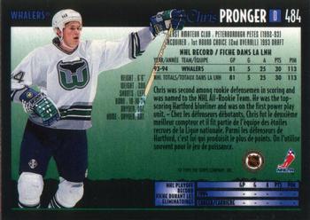 1994-95 O-Pee-Chee Premier #484 Chris Pronger Back