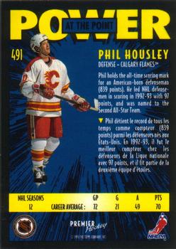 1994-95 O-Pee-Chee Premier #491 Phil Housley Back